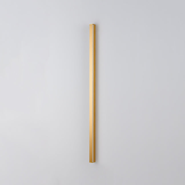 Linear Shape Metal Wall Light Modern Style Single Light Wall Lighting Idea