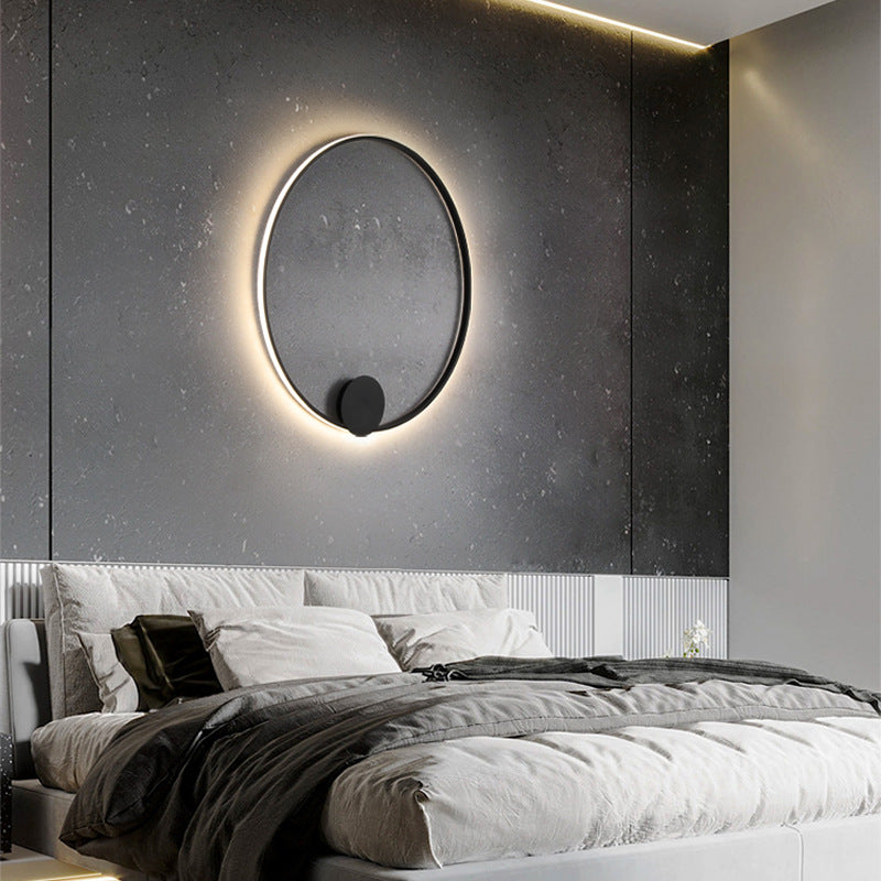 Modern Style Linear Shape Wall Sconce Metal 1 Light Sconce Lighting for Living Room