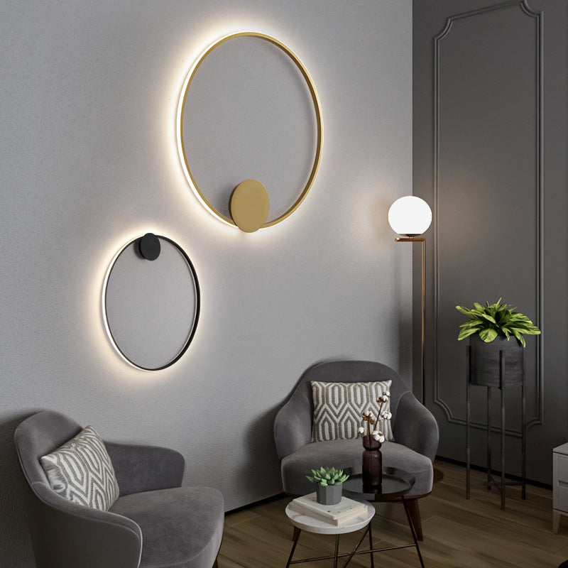 Modern Style Linear Shape Wall Sconce Metal 1 Light Sconce Lighting for Living Room