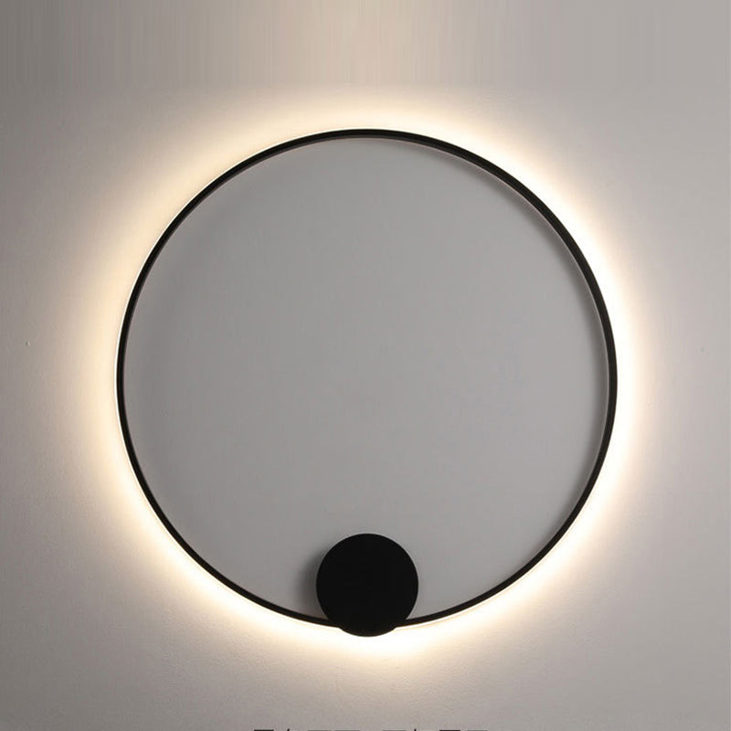 Modern Style Linear Shape Wall Sconce Metal 1 Light Sconce Lighting for Living Room