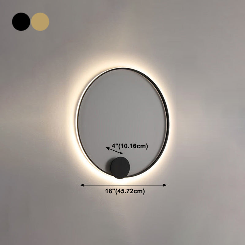 Modern Style Linear Shape Wall Sconce Metal 1 Light Sconce Lighting for Living Room