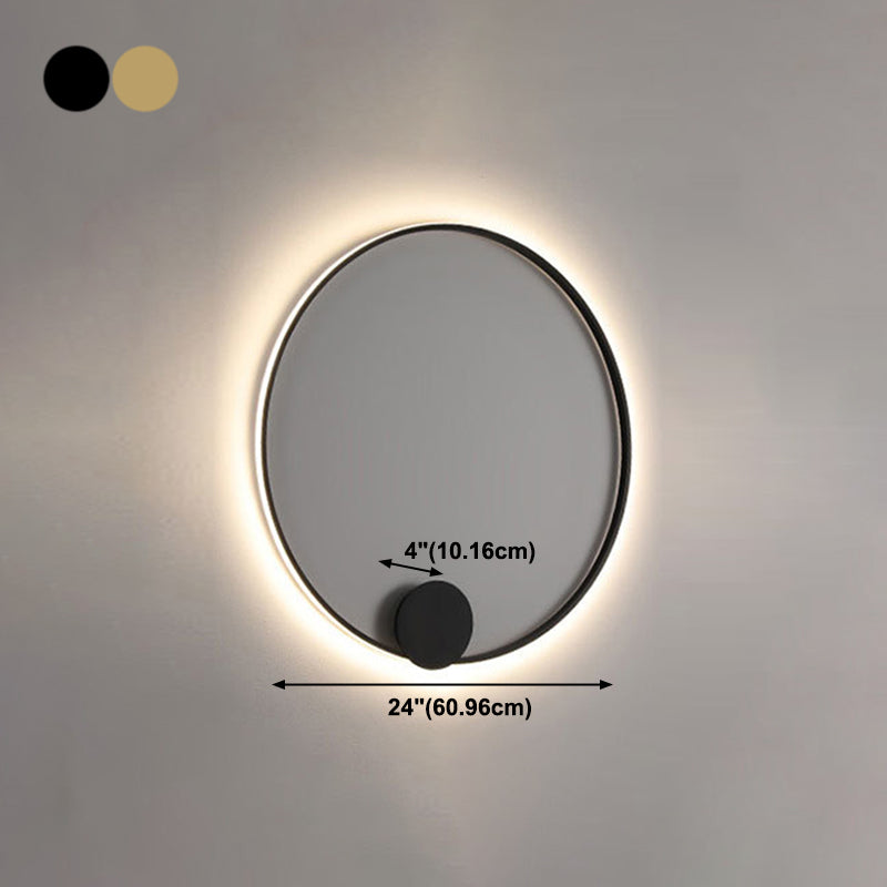 Modern Style Linear Shape Wall Sconce Metal 1 Light Sconce Lighting for Living Room