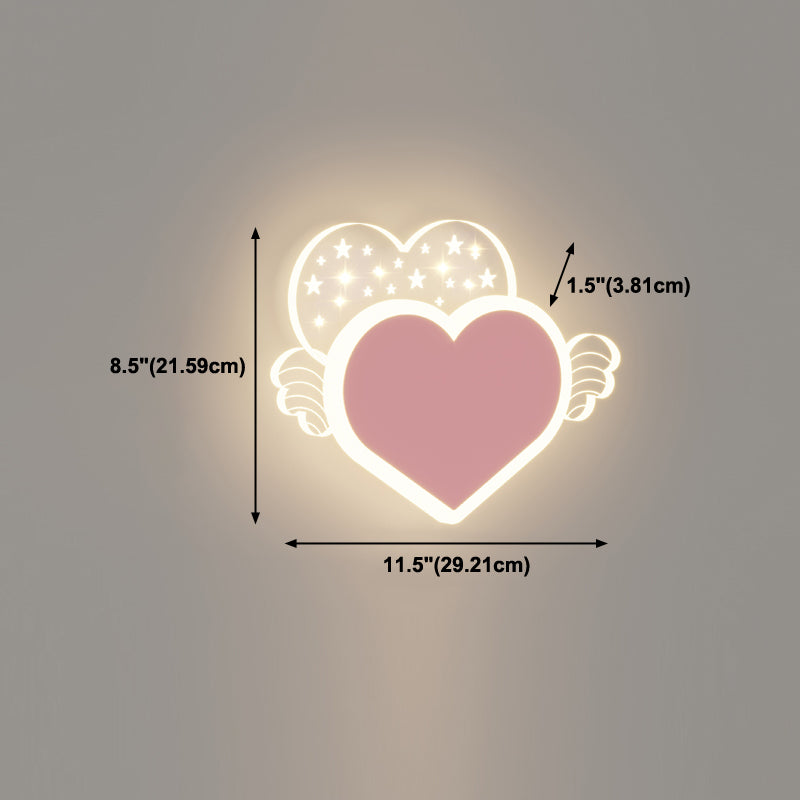 Modern Style Geometric Wall Mounted Light Metal 1 Light Wall Mount Light Fixture