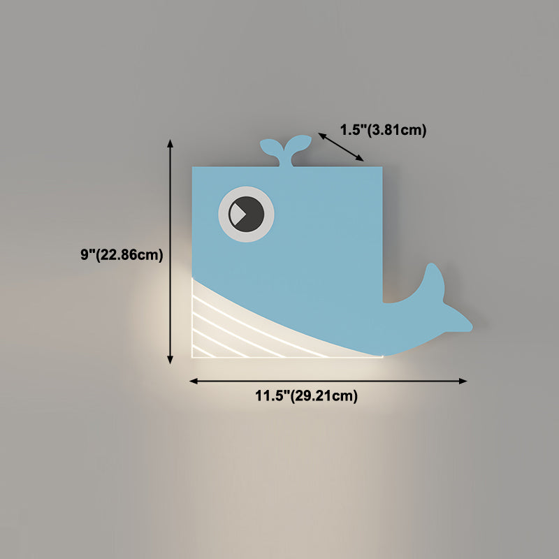 Modern Style Geometric Wall Mounted Light Metal 1 Light Wall Mount Light Fixture