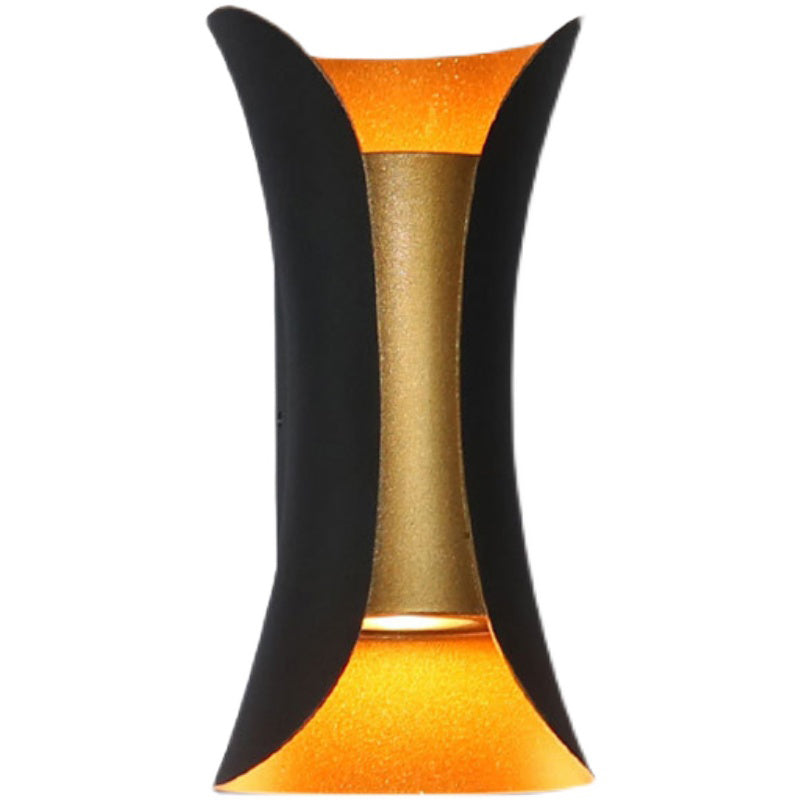 Modern Aluminum Wall Light Geometric Lighting Wall Sconce for Exterior Spaces