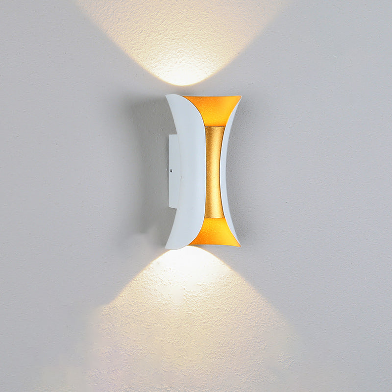 Modern Aluminum Wall Light Geometric Lighting Wall Sconce for Exterior Spaces