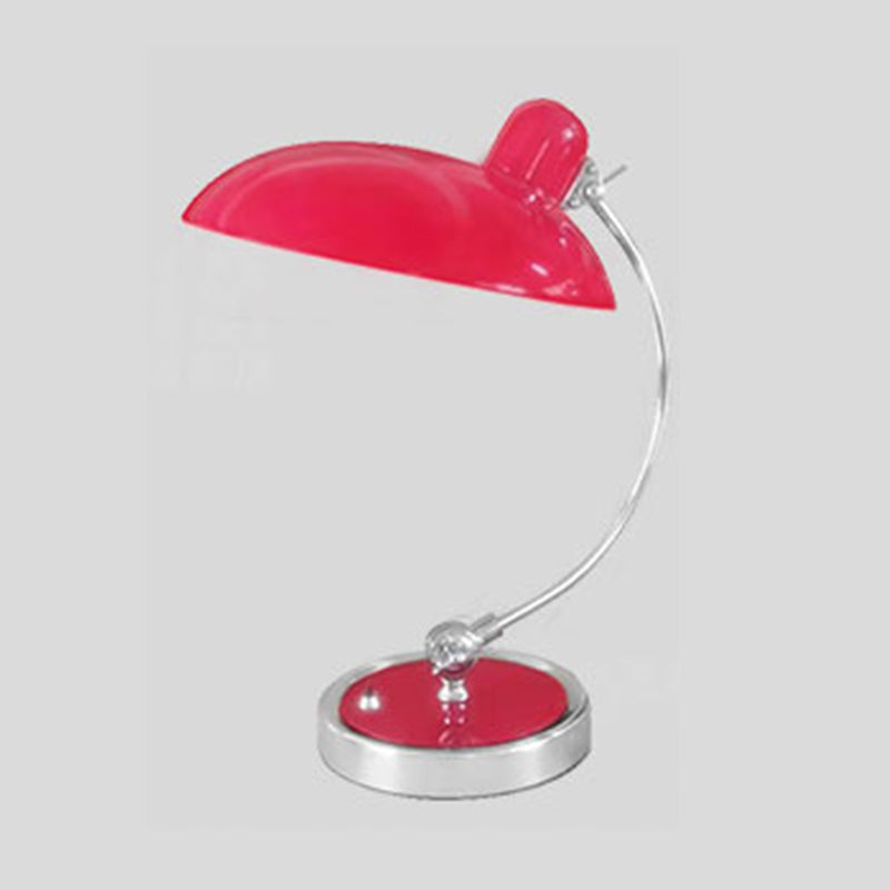 Round Shape Metal Table Lamp Mount Lighting Modern 1-Light Table Lamp Fixture