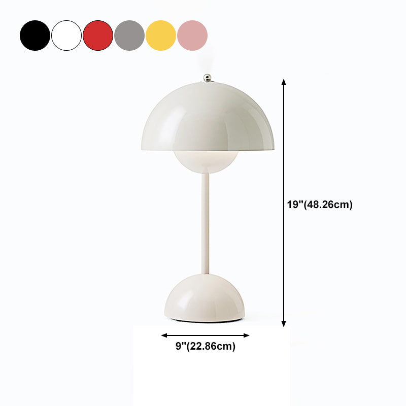 Metal Round Shape Desk Lamp Mount Lighting Modern 1-Light Desk Lamp Fixture