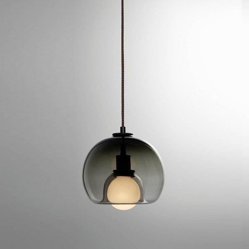 Global Glass Mini Pendant Light Dining Room Modern Ceiling Hanging Lamp