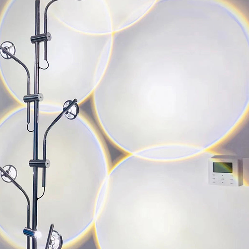 Modern Tree Shape Floor Lamp Metal Multi Light LED Floor Light for Living Room