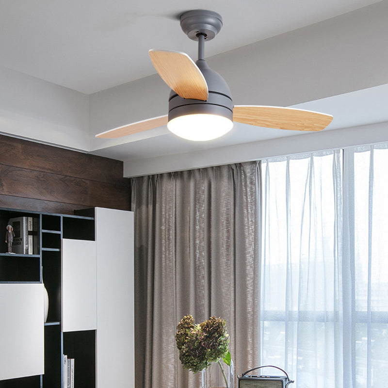 Modern Style Ceiling Fan Lamp Metal 1 Light Ceiling Fan Light for Children's Room