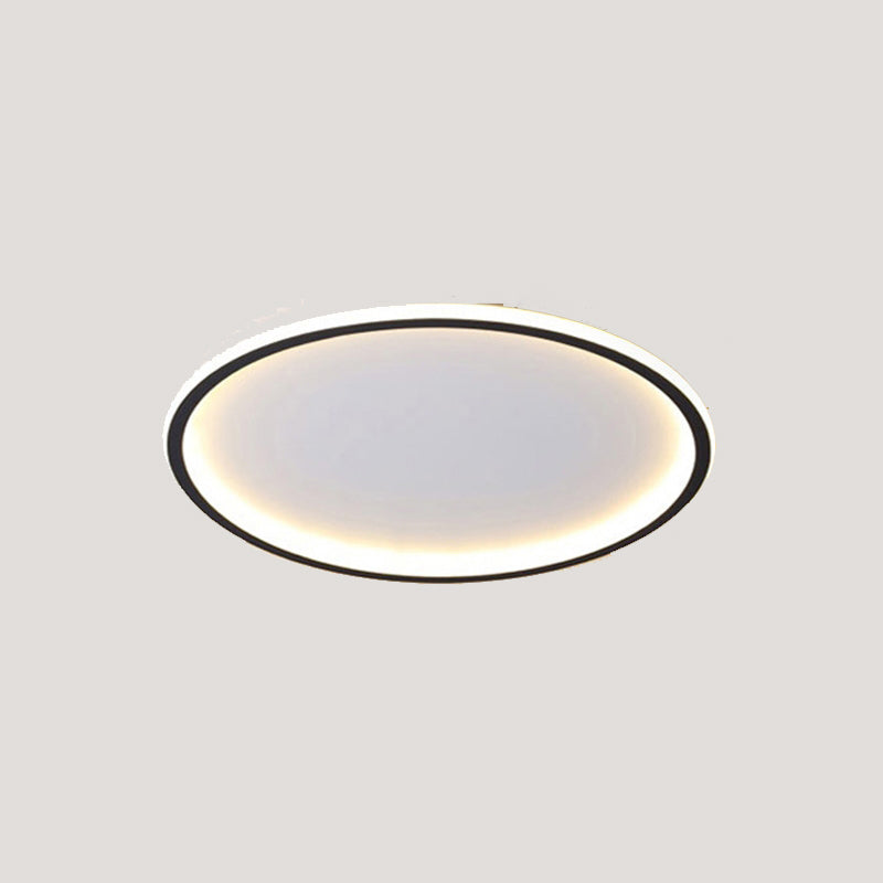 Aluminum Circular Ceiling Mount Light Fixture Simple LED Ceiling Fixture