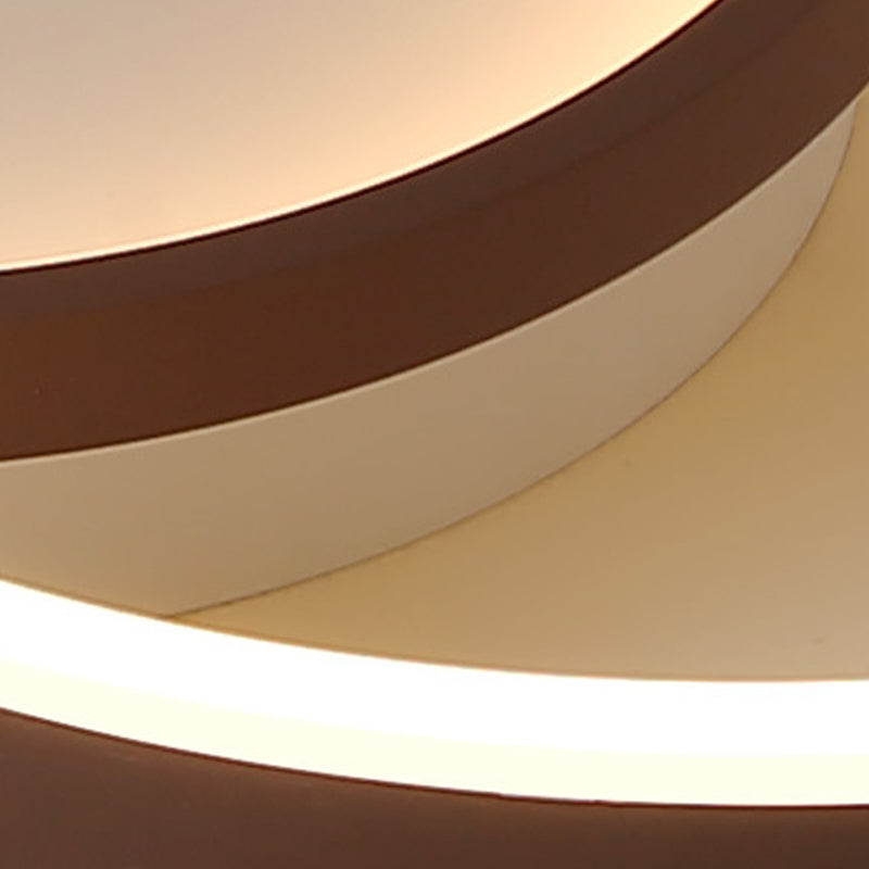 Circle Ceiling Light Fixture Minimalist LED Aluminum Ceiling Mounted Light