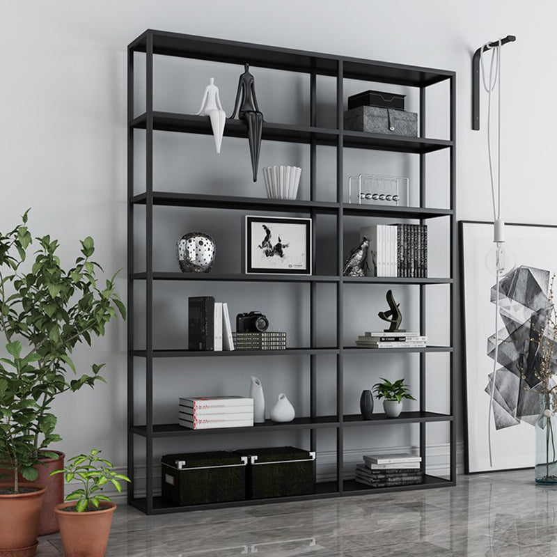 9.84"W Bookshelf Open Back Modern Style Bookcase for Home and Office