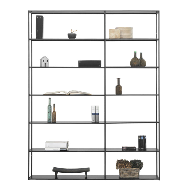 70.87"H Bookcase Open Back Contemporary Style Bookshelf for Home Office