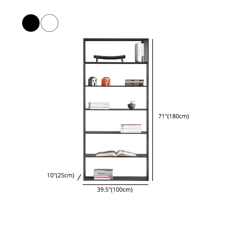 70.87"H Bookcase Open Back Contemporary Style Bookshelf for Home Office