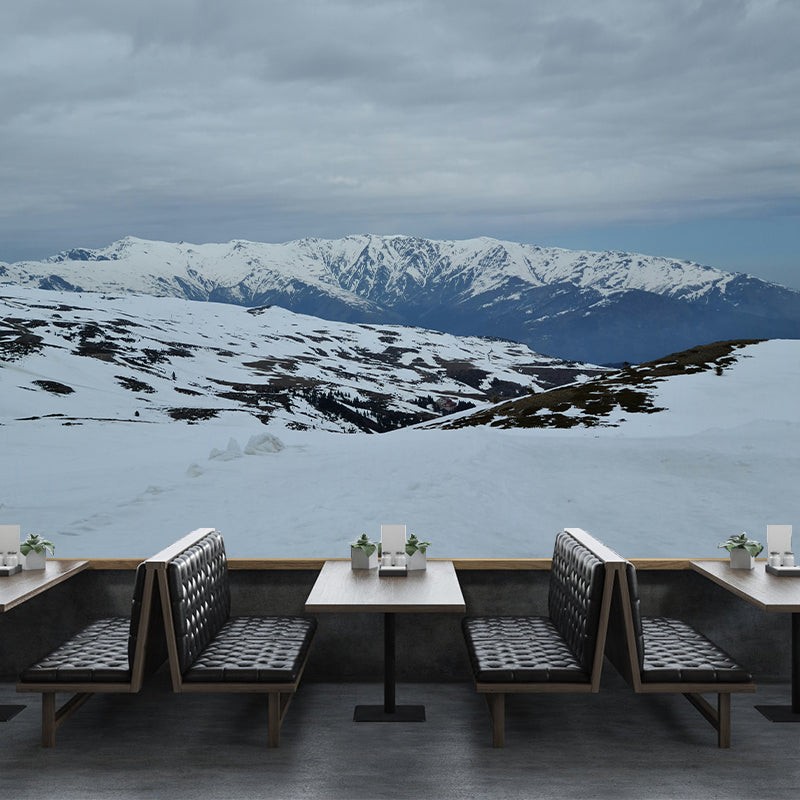 Photography Environment Friendly Mural Wallpaper Mountain Range Bedroom Wall Mural