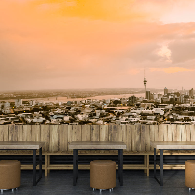 Urban Scenery Mildew Resistant Wallpaper Photography Sleeping Room Wall Mural