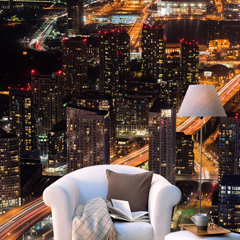 Modern Style Photography Mural Wallpaper Urban Scenery Indoor Wall Mural