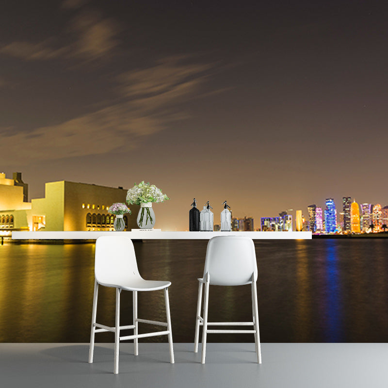 Modern Style Photography Mural Wallpaper Urban Scenery Indoor Wall Mural