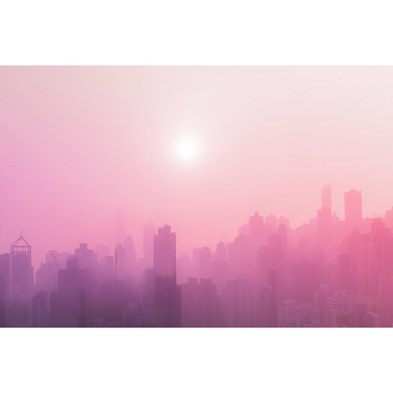 Environment Friendly Wall Mural Wallpaper Urban Scenery Sitting Room Wall Mural