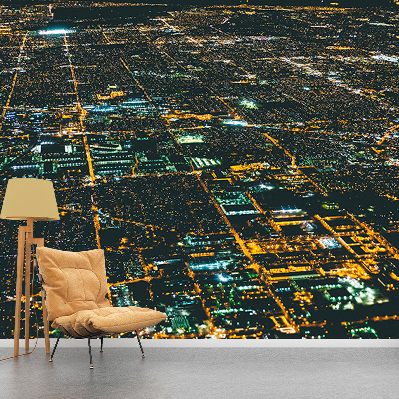 Photography Wall Mural Wallpaper Urban Scenery Sitting Room Wall Mural