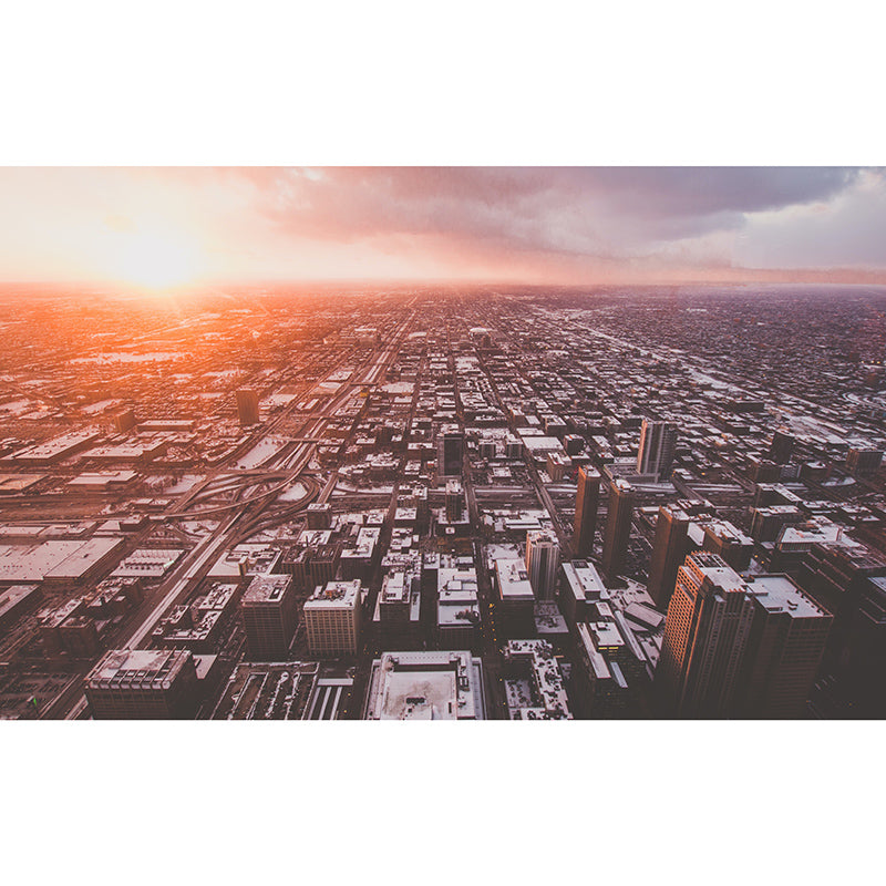 Photography Wall Mural Wallpaper Urban Scenery Sitting Room Wall Mural