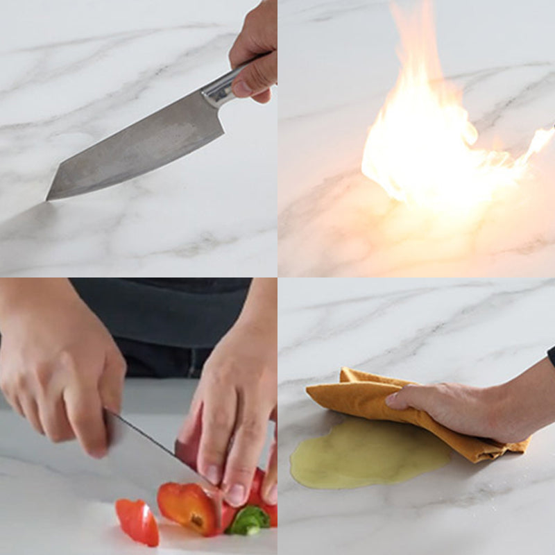 Contemporary Style Sintered Stone Table Rectangle Bar Counter Table for Home