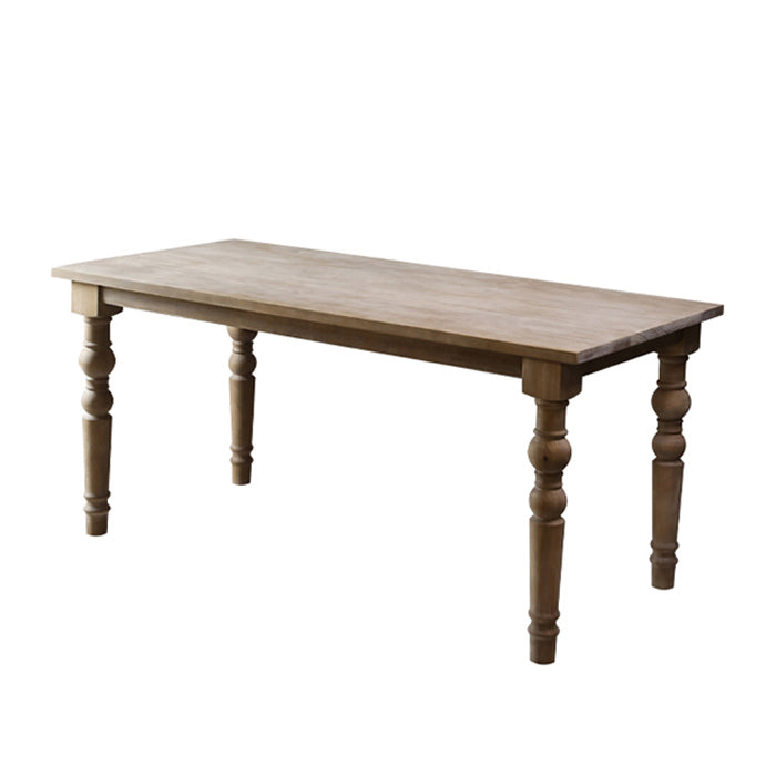 Traditional 1/2/5/7 Pieces Rectangle Dining Set Solid Wood Dining Table with Chairs