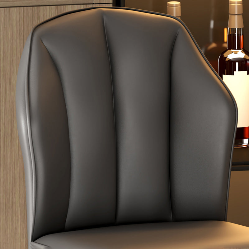 Nordic Chairs Dining Armless Chair for Kitchen with Metal Legs