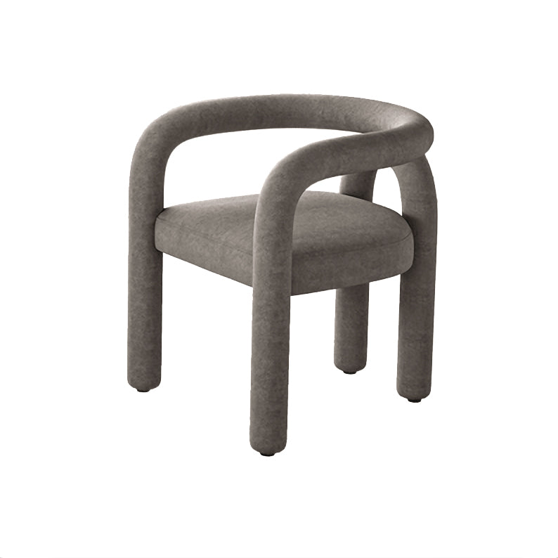 Contemporary Upholstered Side Chairs Open Back Side Chair for Home