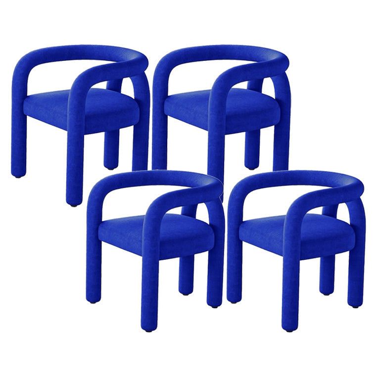 Contemporary Upholstered Side Chairs Open Back Side Chair for Home