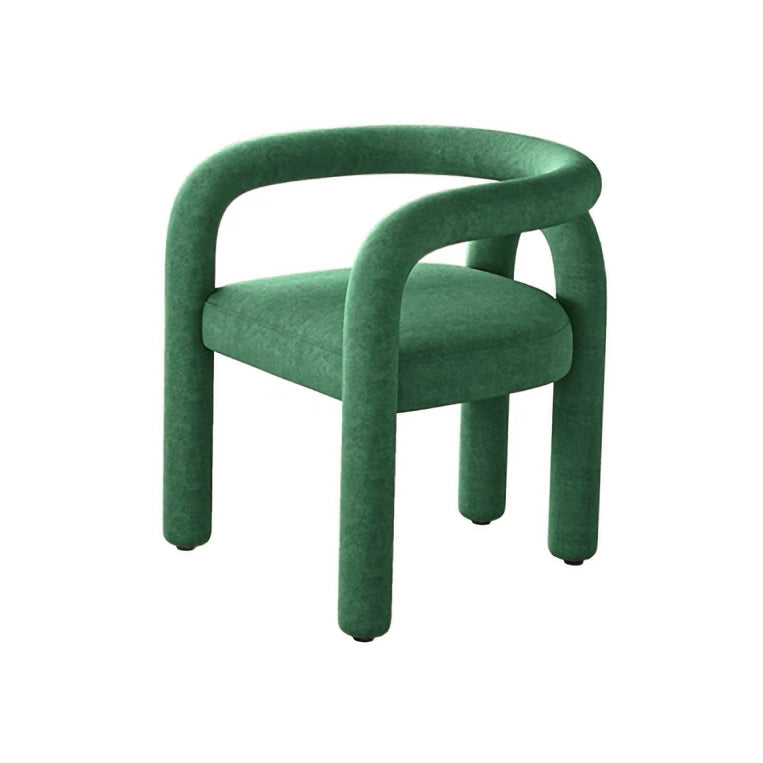 Contemporary Upholstered Side Chairs Open Back Side Chair for Home