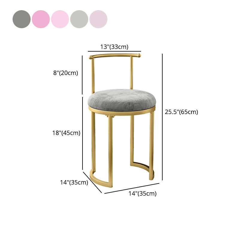 Scandinavian Open Back Side Chair for Home Upholstered Side Chairs