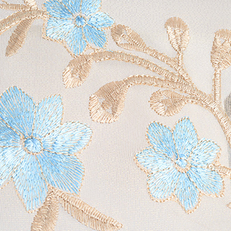 Geometry Shape Ceiling Lamp Tradition Iron Flush Mount with Fabric Lampshade for Hall