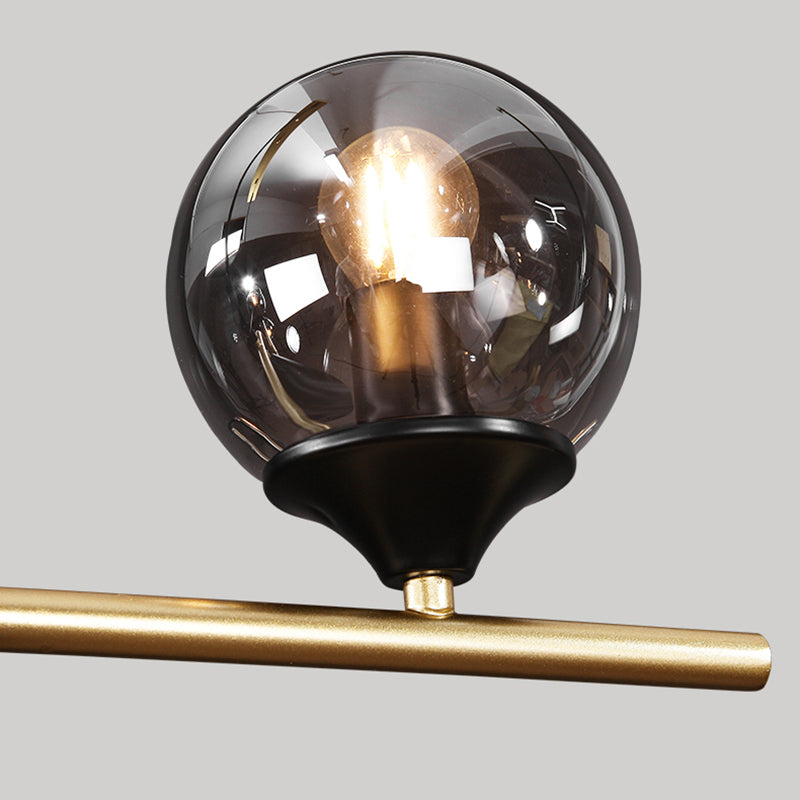 Contemporary Island Light Globe Glass Island Lights for Kitchen