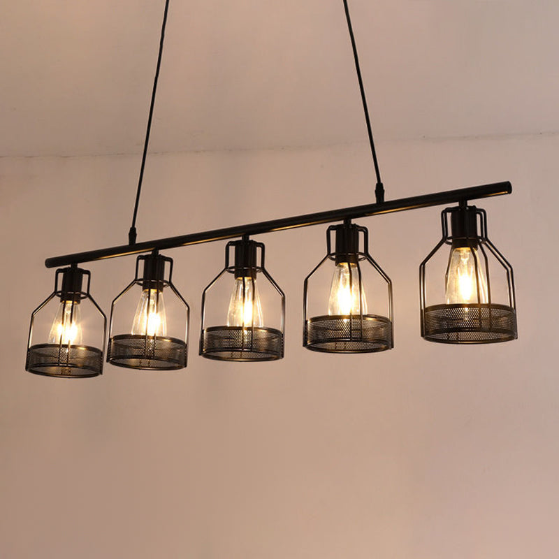 Industrial Style Lantern Hanging Pendant Lights Metal Pendant Light Fixtures