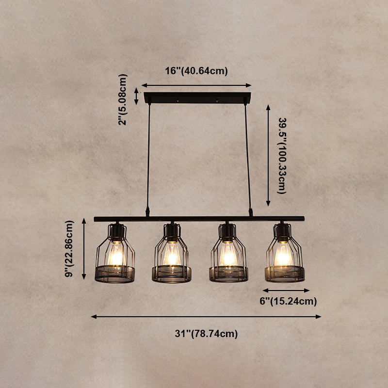 Industrial Style Lantern Hanging Pendant Lights Metal Pendant Light Fixtures