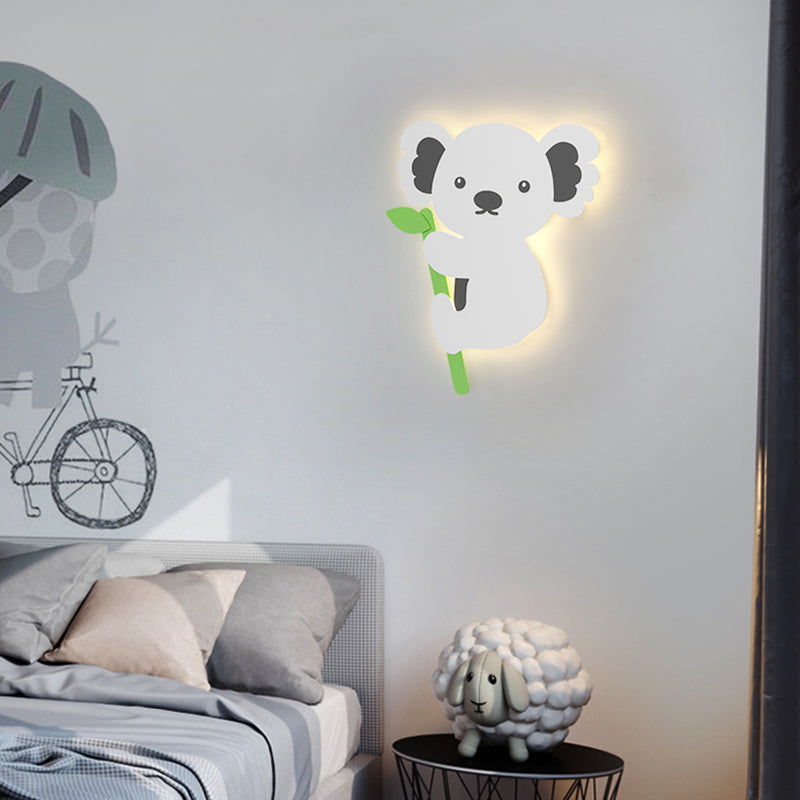 Modern Style Unique Shape Wall Sconce Metal 1 Light Sconce Lighting for Children's Room