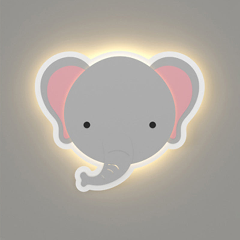 Modern Style Unique Shape Wall Sconce Metal 1 Light Sconce Lighting for Children's Room