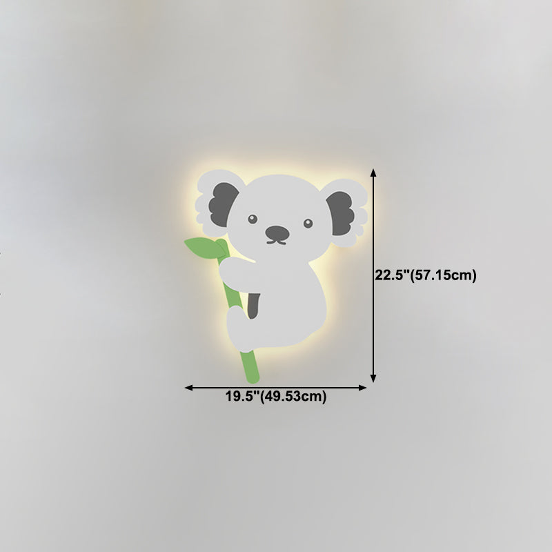 Modern Style Unique Shape Wall Sconce Metal 1 Light Sconce Lighting for Children's Room