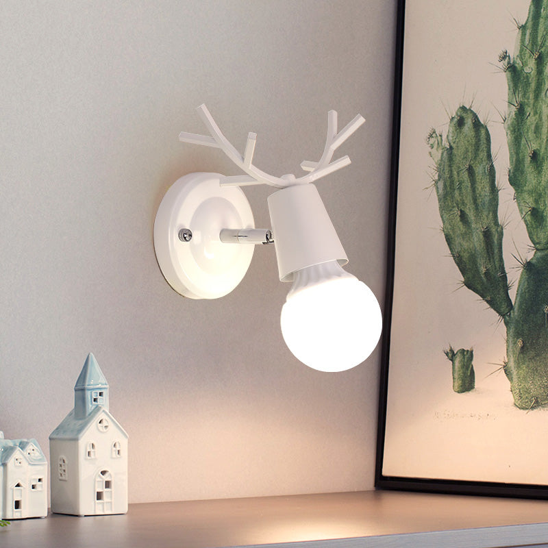 Modern Style Geometric Wall Lamps Metal 1 Light Wall Lighting for Living Room