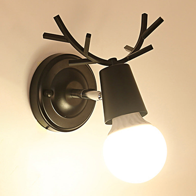 Modern Style Geometric Wall Lamps Metal 1 Light Wall Lighting for Living Room