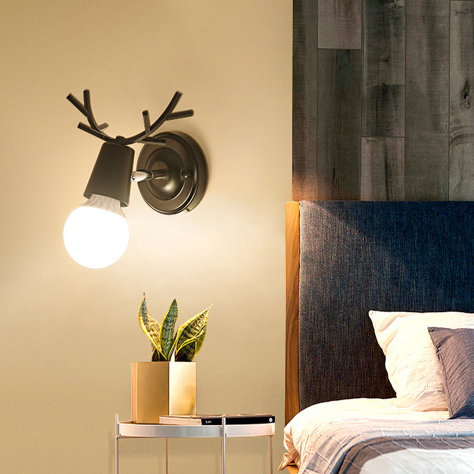 Modern Style Geometric Wall Lamps Metal 1 Light Wall Lighting for Living Room