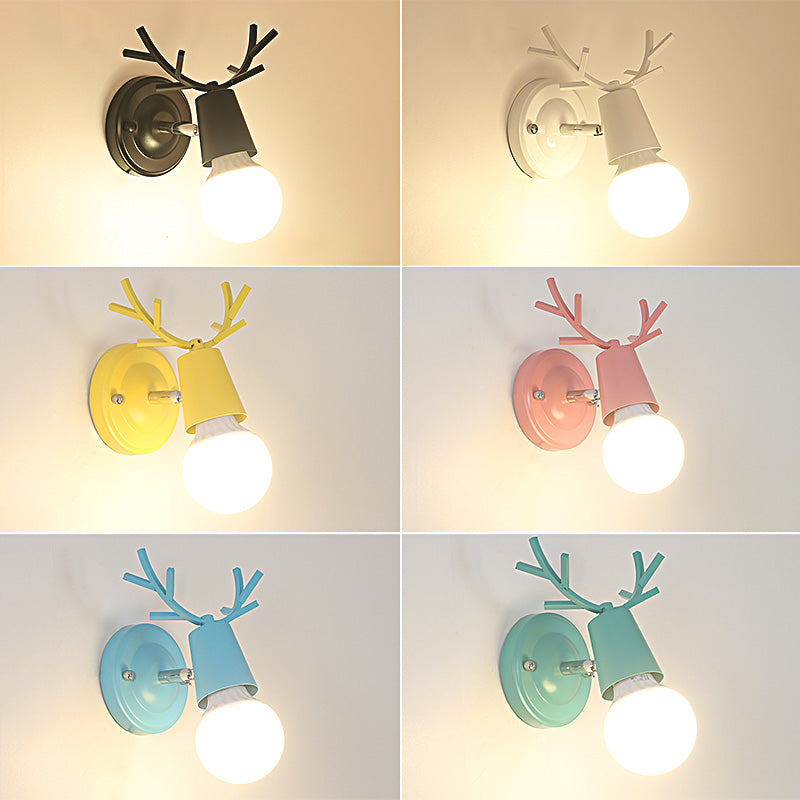 Modern Style Geometric Wall Lamps Metal 1 Light Wall Lighting for Living Room