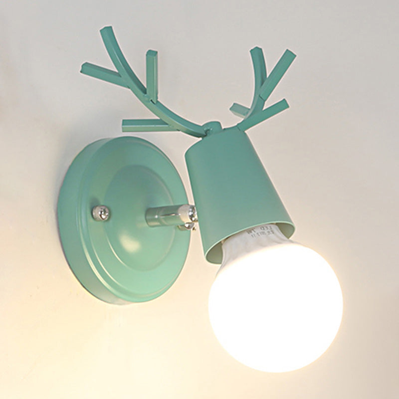 Modern Style Geometric Wall Lamps Metal 1 Light Wall Lighting for Living Room