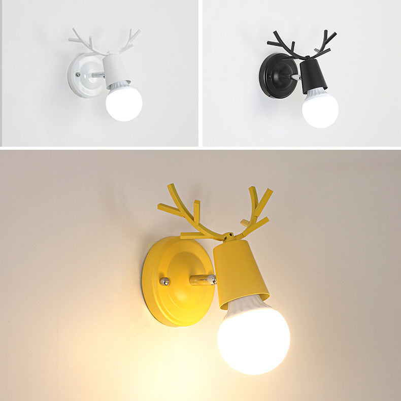 Modern Style Geometric Wall Lamps Metal 1 Light Wall Lighting for Living Room