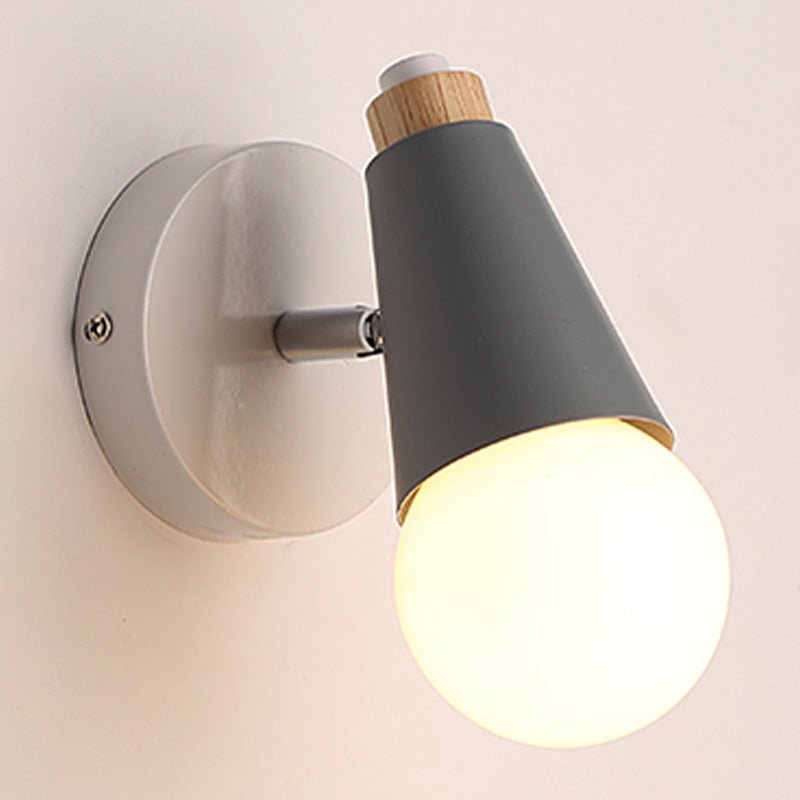 Modern Style Geometric Wall Lamps Metal 1 Light Wall Lighting for Living Room