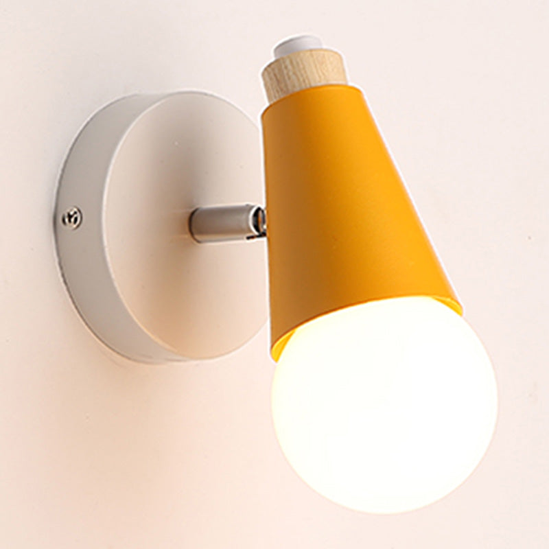 Modern Style Geometric Wall Lamps Metal 1 Light Wall Lighting for Living Room