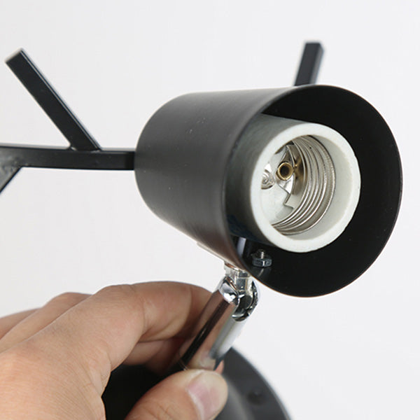 Modern Style Geometric Wall Lamps Metal 1 Light Wall Lighting for Living Room